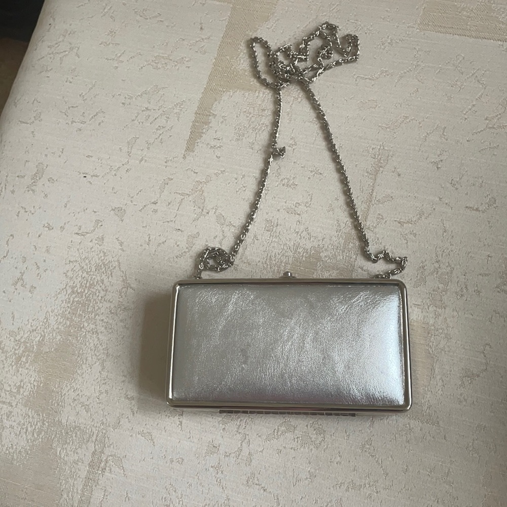 Silver mini bag